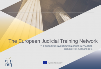 EJTN EUROPEAN INVESTIGATION ORDER IN PRACTICE