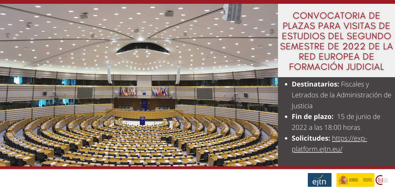 CONVOCATORIA DE PLAZAS PARA PARTICIPAR EN VISITAS DE ESTUDIOS DE LA REFJ-EJTN, DIRIGIDAS A FISCALES Y LETRADOS DE LA ADMINISTRACIÓN DE JUSTICIA. CONVOCATORIA DE PLAZAS PARA PARTICIPAR EN VISITAS DE ESTUDIOS DE LA REFJ-EJTN, DIRIGIDAS A FISCALES Y LETRADOS DE LA ADMINISTRACIÓN DE JUSTICIA.