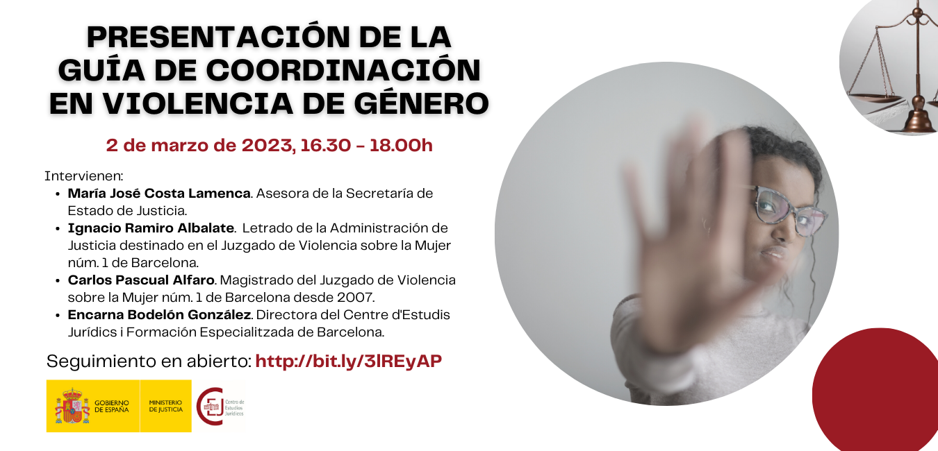 El CENTRO DE ESTUDIOS JURÍDICOS ACOGE LA PRESENTACIÓN DE LA ‘GUÍA DE CRITERIOS DE COORDINACIÓN EN EL ÁMBITO DE LOS PROCESOS PENALES Y CIVILES EN MATER