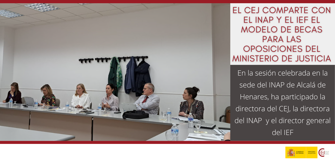 EL CENTRO DE ESTUDIOS JURÍDICOS COMPARTE CON EL INAP Y EL INSTITUTO DE ESTUDIOS FISCALES EL MODELO DE CONVOCATORIA DE BECAS PARA PREPARAR OPOSICIONES EL CENTRO DE ESTUDIOS JURÍDICOS COMPARTE CON EL INAP Y EL INSTITUTO DE ESTUDIOS FISCALES EL MODELO DE CONVOCATORIA DE BECAS PARA PREPARAR OPOSICIONES
