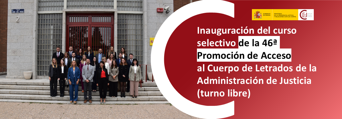 INAUGURADO EL CURSO SELECTIVO DE LA 46ª PROMOCIÓN DE LAJ, TURNO LIBRE, CON 20 INTEGRANTES, UN 70% MUJERES INAUGURADO EL CURSO SELECTIVO DE LA 46ª PROMOCIÓN DE LAJ, TURNO LIBRE, CON 20 INTEGRANTES, UN 70% MUJERES